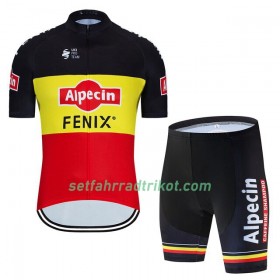 Fahrradbekleidung Radtrikot Kurzarm + Radhose Kurze 2020 Alpecin-Fenix N002